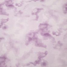 Load image into Gallery viewer, Cotton Spandex Knit by Riley Blake: Purple Tie Dye Print. Fun Stretch Knit. 4-way Stretch. Sold by the 1/2 Yard
