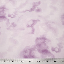 Load image into Gallery viewer, Cotton Spandex Knit by Riley Blake: Purple Tie Dye Print. Fun Stretch Knit. 4-way Stretch. Sold by the 1/2 Yard
