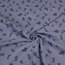 Load image into Gallery viewer, Linen Rayon Blend Fabric, Pretty Dainty Floral on Blue or Dusty Peach. Nice Breathable Fabric. No Stretch Woven, Sold by the 1/2 yard
