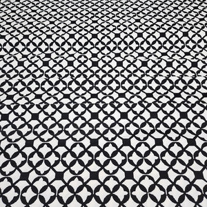 SWIM Fabric: Nylon Spandex Knit, Swimwear Fabric, Stylish Black and White Print. Very Nice For Swimsuit and Activewear. Sold by the 1/2 yard