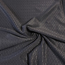 Load image into Gallery viewer, Swim Fabric - Medium Gray Textured Swimsuit Fabric, Unique and Pretty Fabric for Swimwear Activewear- 4 Way Stretch - Sold by the 1/2 Yard
