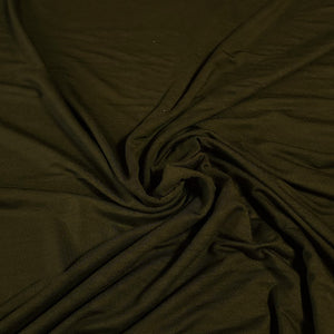 Bamboo Spandex Fabric, Dark Teal or Army Green, Very Soft Feel and Fluid Drape, 4 Way Stretch - Perfect for Apparel -Sold by the 1/2 yard