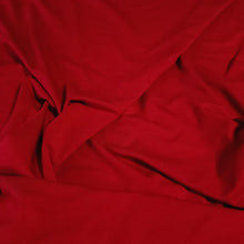 Load image into Gallery viewer, Bamboo Spandex Blend Fabric, Tomato Red Bamboo Fabric, Soft Feel and Fluid Drape, 4 Way Stretch - Perfect for Apparel -Sold by the 1/2 yard
