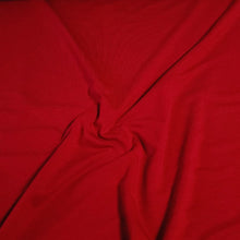 Load image into Gallery viewer, Bamboo Spandex Blend Fabric, Tomato Red Bamboo Fabric, Soft Feel and Fluid Drape, 4 Way Stretch - Perfect for Apparel -Sold by the 1/2 yard
