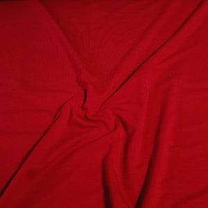 Bamboo Spandex Blend Fabric, Tomato Red Bamboo Fabric, Soft Feel and Fluid Drape, 4 Way Stretch - Perfect for Apparel -Sold by the 1/2 yard