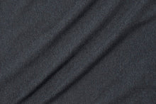 Load image into Gallery viewer, Cotton Spandex Knit Solid Two Tone Dark Charcoal Gray. 4-Way Stretch Knit. Very Nice Mid weight Knit Fabric. Sold by the 1/2 yard
