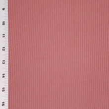 Load image into Gallery viewer, Ribbed Knit Fabric, 4x2 Rib, Soft, Rose Pink, Absolutely Beautiful and Versatile, Sold by the 1/2 yard
