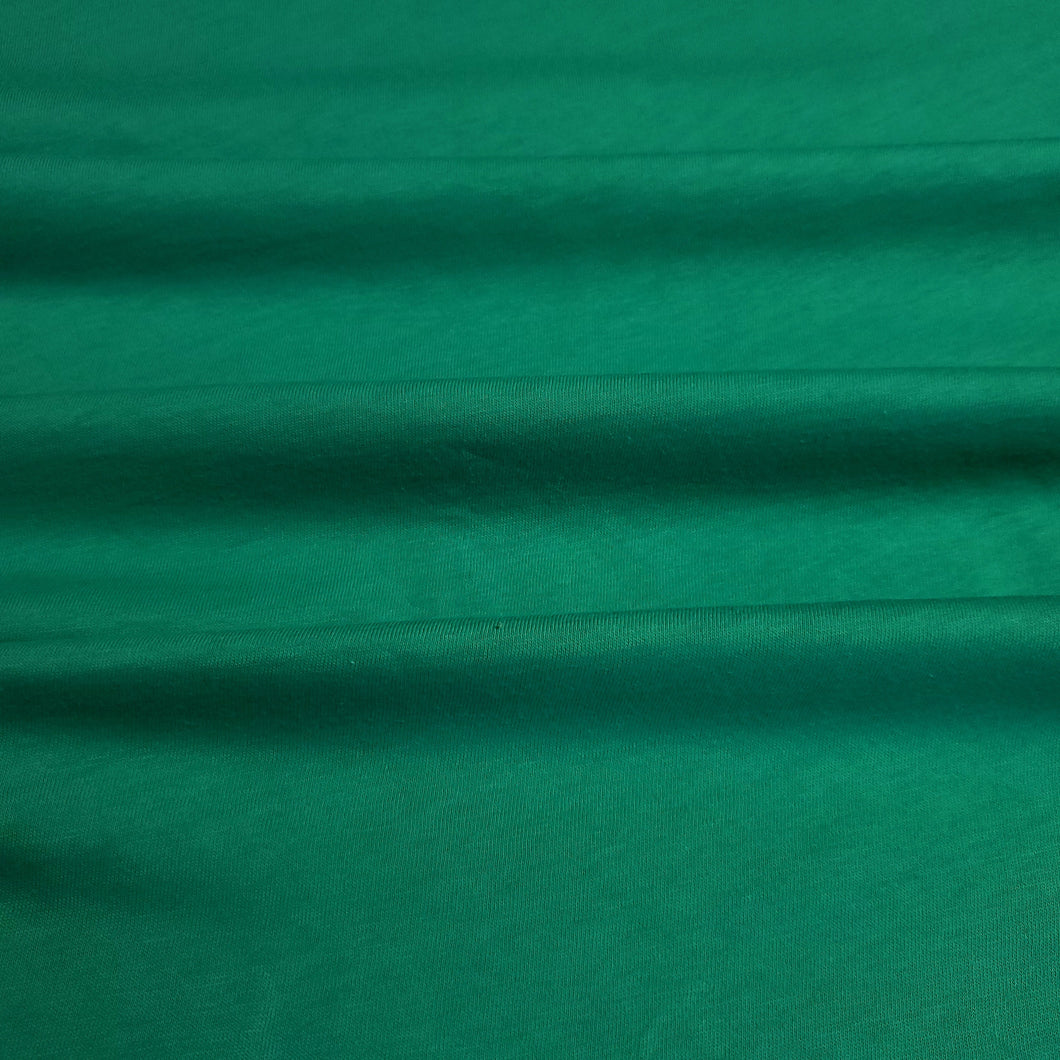 Lightweight Cotton Knit Fabric, Solid Green Mint. 100% Cotton Knit. 2-Way Stretch, Lightweight Jersey Knit Fabric, Sold by the 1/2 yard