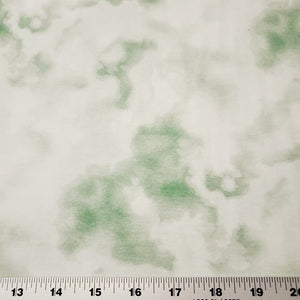 Cotton Spandex Knit by Riley Blake: Green Tone Tie Dye Print. Fun and Popular Stretch Knit Fabric. 4-way Stretch. Sold by the 1/2 yard.