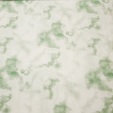 Load image into Gallery viewer, Cotton Spandex Knit by Riley Blake: Green Tone Tie Dye Print. Fun and Popular Stretch Knit Fabric. 4-way Stretch. Sold by the 1/2 yard.
