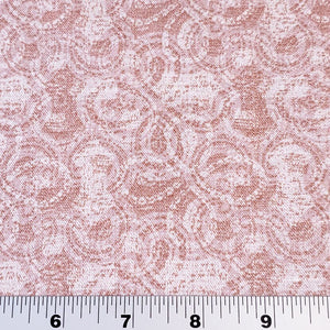 Cotton Linen Woven Blend, Mauve Taupe Print, A Very Fun Boho Look Print, Nice Breathable Fabric. No Stretch Woven, Sold by the 1/2 yard