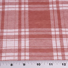 Load image into Gallery viewer, Rayon Polyester Spandex Blend Stretch Knit Fabric. Great Quality and Beautiful Terra Cotta Pink Color. 2-Way Stretch, Sold by the 1/2 Yard
