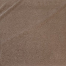 Load image into Gallery viewer, Viscose Spandex Euro Knit Fabric: Suede Feel and Look, Taupe Beige Stretch Knit Fabric, Soft and Fun. 4-way stretch . Sold by the 1/2 yard.
