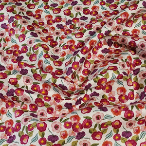 Pretty Floral 100% Cotton Woven Fabric - Blissful Blooms by Riley Blake Designs - Versatile Fabric for Year Round Fun - Sold by the 1/2 Yard