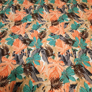 SWIM Fabric: Nylon Spandex, Swimwear Fabric, Fun Tropical Floral Print, Great Quality For Swimsuit and Activewear. Sold by the 1/2 yard