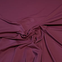 Load image into Gallery viewer, SWIM Fabric: Swimwear Spandex Knit, Purple Dusty Plum Solid, Very Nice Feel and Drape for Activewear and Swimwear.  Sold by the 1/2 yard
