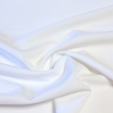 Load image into Gallery viewer, SWIM Fabric: Swimwear Spandex Knit Solid, White Swimsuit Fabric. Nice Feel and Drape for Activewear and Swimwear.  Sold by the 1/2 yard
