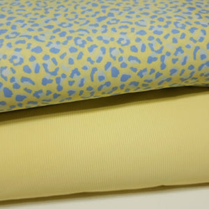 SWIM Fabric: Swimsuit Fabric, Swimwear Fabric, Fun Yellow Gray Cheetah Print. Very Nice For Swimsuit and Activewear. Sold by the 1/2 yard