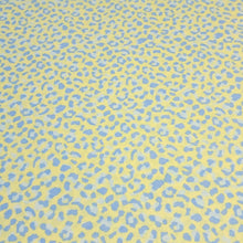 Load image into Gallery viewer, SWIM Fabric: Swimsuit Fabric, Swimwear Fabric, Fun Yellow Gray Cheetah Print. Very Nice For Swimsuit and Activewear. Sold by the 1/2 yard
