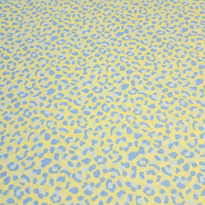 SWIM Fabric: Swimsuit Fabric, Swimwear Fabric, Fun Yellow Gray Cheetah Print. Very Nice For Swimsuit and Activewear. Sold by the 1/2 yard