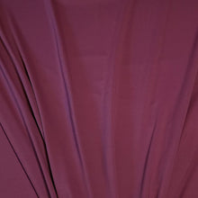 Load image into Gallery viewer, SWIM Fabric: Swimwear Spandex Knit, Purple Dusty Plum Solid, Very Nice Feel and Drape for Activewear and Swimwear.  Sold by the 1/2 yard
