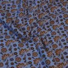 Load image into Gallery viewer, Cotton Spandex Euro Knit Fabric: Pretty Dainty Floral Prints, Excellent Quality Soft Fabric, 4-way stretch. Sold by the 1/2 yard.
