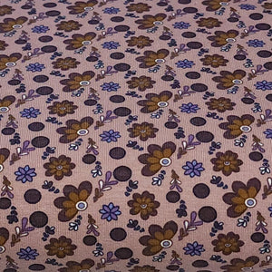 Cotton Spandex Euro Knit Fabric: Pretty Dainty Floral Prints, Excellent Quality Soft Fabric, 4-way stretch. Sold by the 1/2 yard.