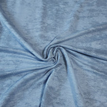 Load image into Gallery viewer, French Terry Knit Fabric, Blue Tie Dye, Nice Soft and Cozy Feel, Poly Rayon Spandex Tri Blend, 4-Way Stretch, Sold by the 1/2 yard
